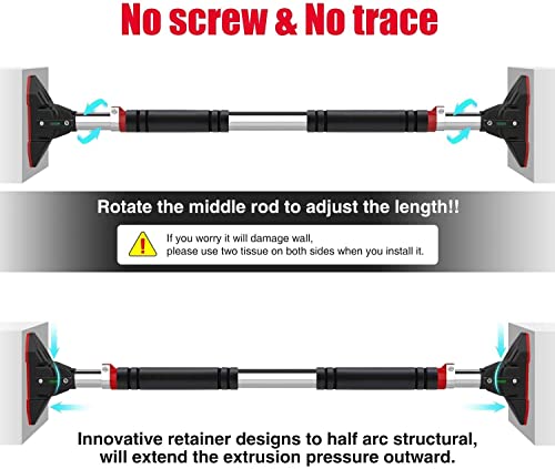 LADER Doorway Pull Up Bar - Home Gym Workout