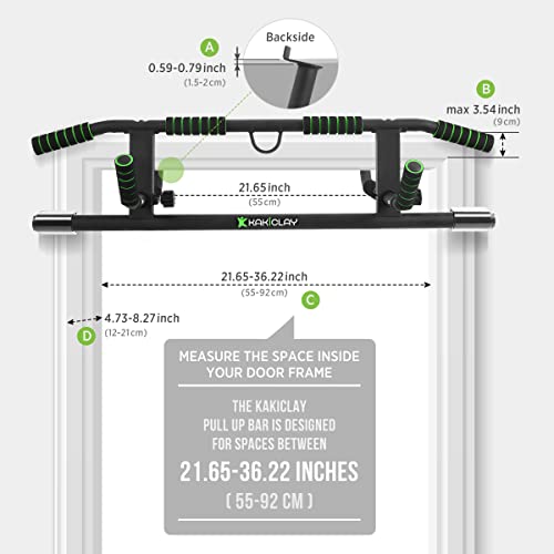 2024 Upgrade Multi-Grip Pull Up Bar with Smart Hooks