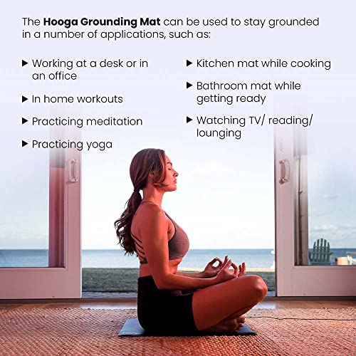 Hooga Grounding Mat for Sleep, Energy, Pain Relief