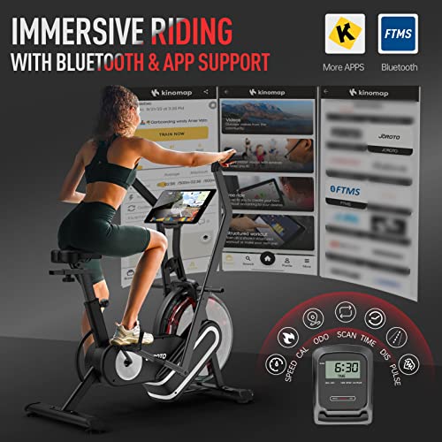 JOROTO Water Exercise Bike - Bluetooth, Heart Rate Tracking
