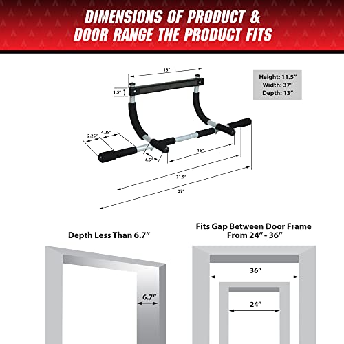 Iron Gym Pull Up Bars for Total Upper Body Workout
