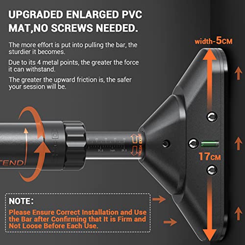 Sportneer Pull Up Bar: Adjustable Chin-up Bar for Home Gym