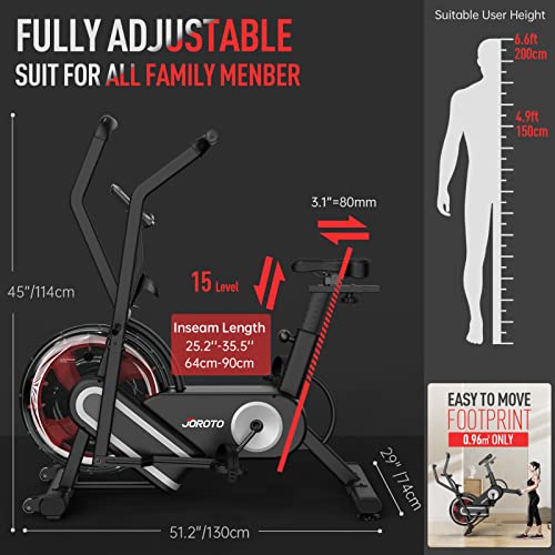 JOROTO Water Exercise Bike - Bluetooth, Heart Rate Tracking