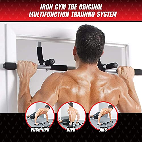 Iron Gym Pull Up Bars for Total Upper Body Workout