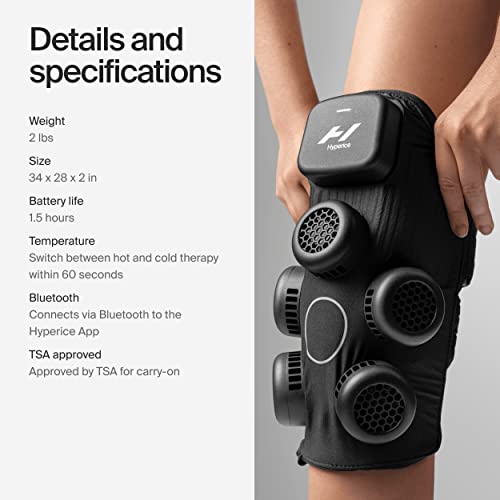 Hyperice X Knee Device: Advanced Heat/Cold Therapy, Pain Relief