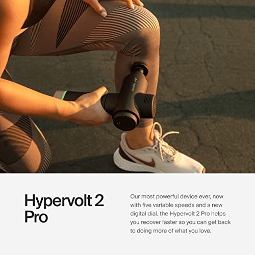 Quiet Glide Hypervolt 2 Pro Percussion Massage Gun