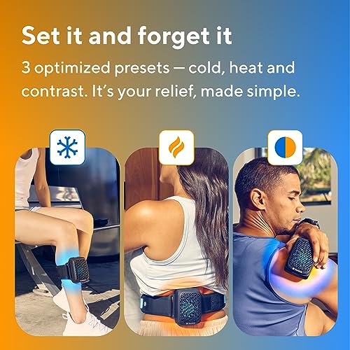 Therabody RecoveryTherm Cube: Portable Hands-Free Cryotherapy & Heat