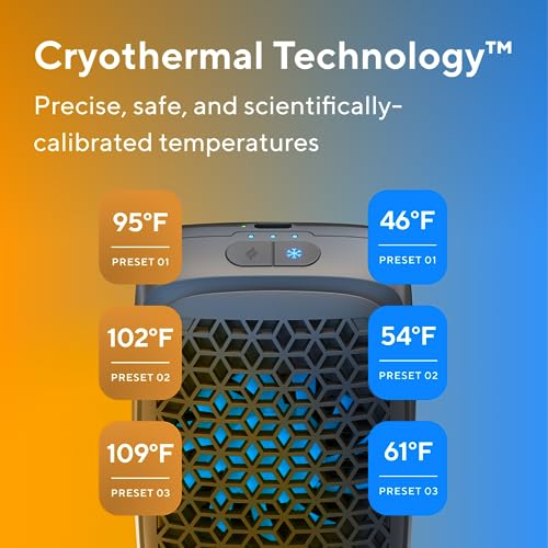 Therabody RecoveryTherm Cube: Portable Hands-Free Cryotherapy & Heat