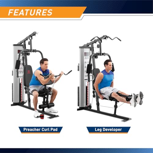 Marcy MWM-988 Multifunction Home Gym with 150lb Weight