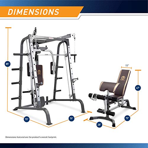 Marcy Smith Cage Home Gym Equipment Full Body Workout