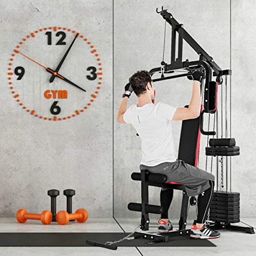 Goplus Home Gym System for Total Body Fitness