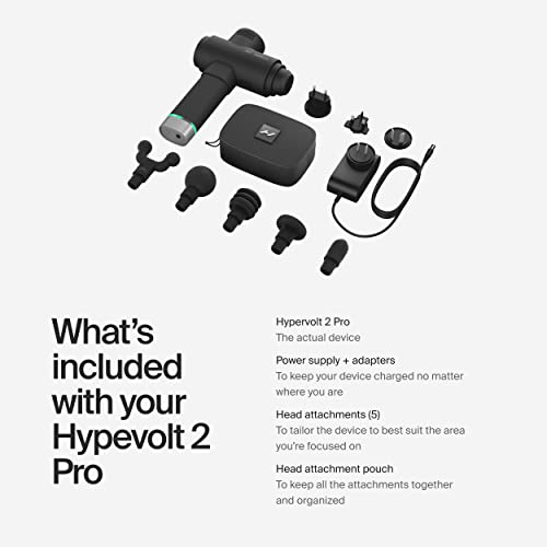 Quiet Glide Hypervolt 2 Pro Percussion Massage Gun