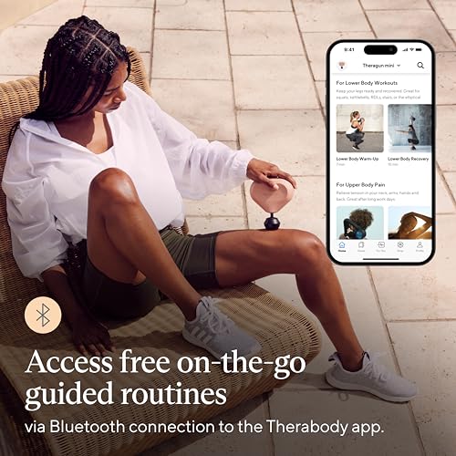 Portable TheraGun Mini Electric Massage Gun - Desert Rose