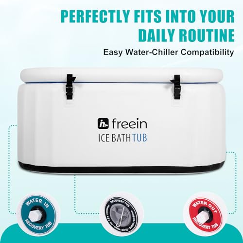 Portable Ice Bath Tub for Athletes - White