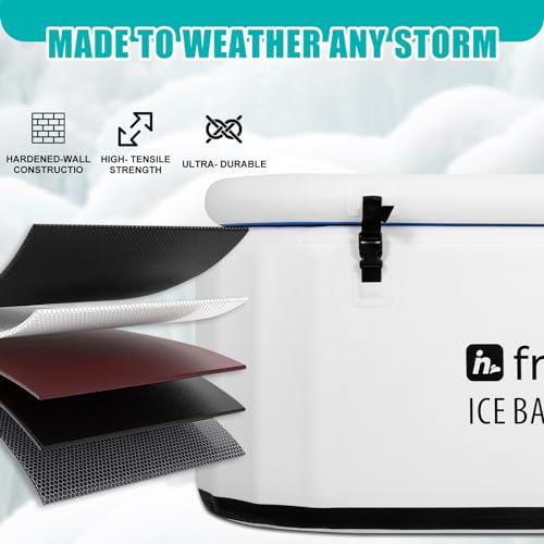 Portable Ice Bath Tub for Athletes - White