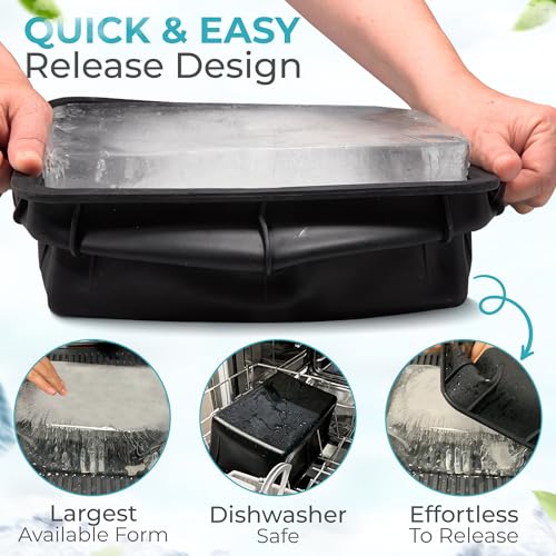 12 lb. Ice Cube Maker - Food Grade Silicone
