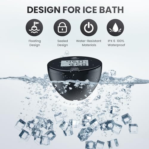 Digital Ice Bath Thermometer for Fitness Enthusiasts