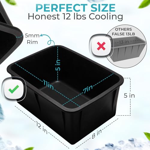 12 lb. Ice Cube Maker - Food Grade Silicone