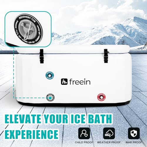 Portable Ice Bath Tub for Athletes - White