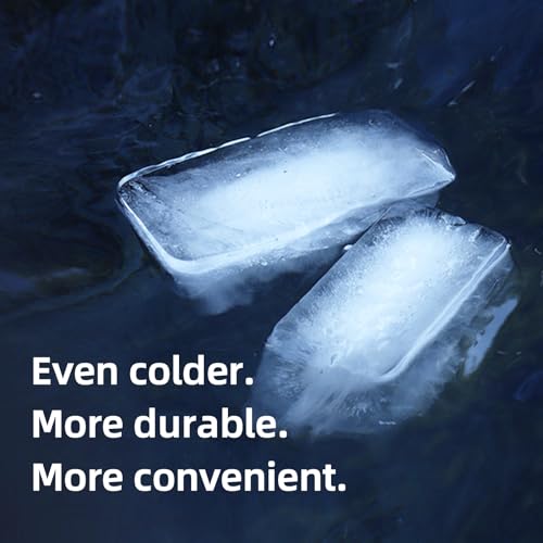 Large Silicone Ice Block Mold, 8lb, Steel-Reinforced, 2-Pack