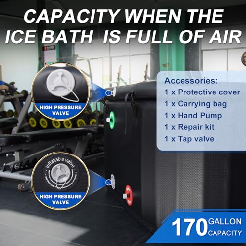 Foldable Inflatable Ice Bath Tub for Athletes