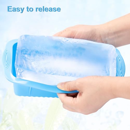 4-Pack Silicone Ice Bath Accessories, Extra Large Cubes