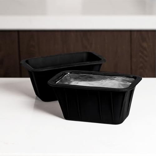 Large Silicone Ice Block Mold, 8lb, Steel-Reinforced, 2-Pack