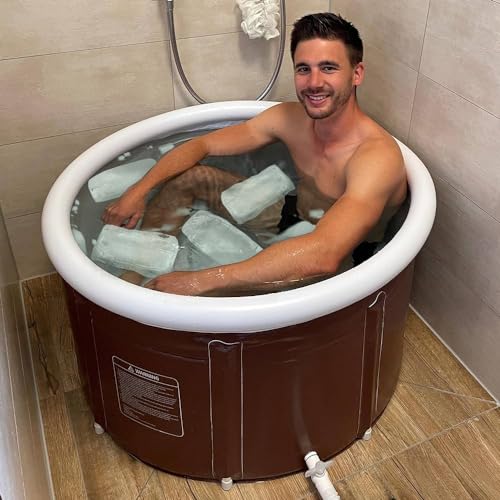 4-Pack Silicone Ice Bath Accessories, Extra Large Cubes