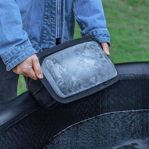 Large Silicone Ice Block Mold, 8lb, Steel-Reinforced, 2-Pack