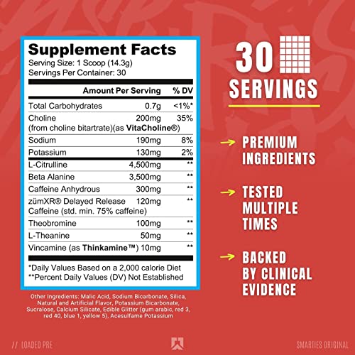 Ryse Loaded Pre Workout Powder | Energy, Pumps, Focus