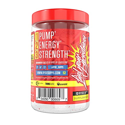 Ryse Loaded Pre Workout Supplement | Pumps, Energy, Focus