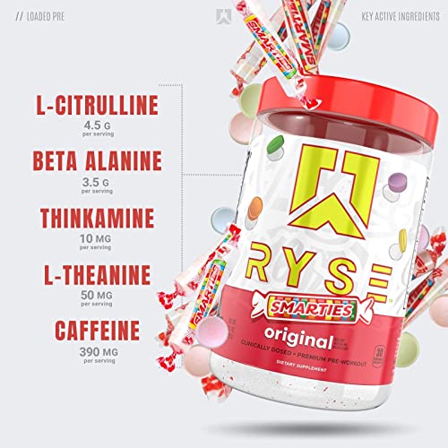 Ryse Loaded Pre Workout Powder | Energy, Pumps, Focus