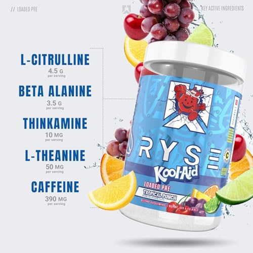 Ryse Loaded Pre Workout Powder - Pumps, Energy, Focus