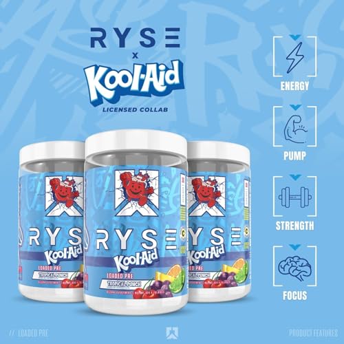 Ryse Loaded Pre Workout Powder - Pumps, Energy, Focus