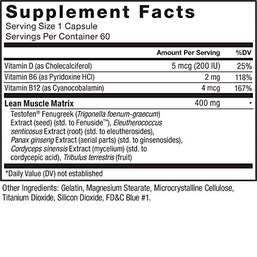 Force Factor Test X180 60 Men's Capsules