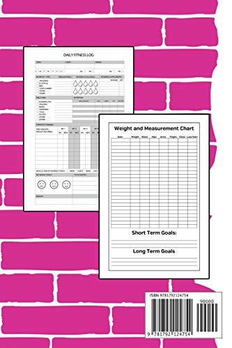 Women's Fitness Log: Track Progress, Cardio, Weights! 6x9