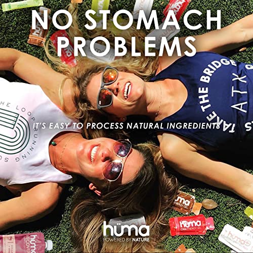 Huma Chia Energy Gel, Variety Pack, 12 Gels - Premier Sports Nutrition for Endurance Exercise - 8 Flavors