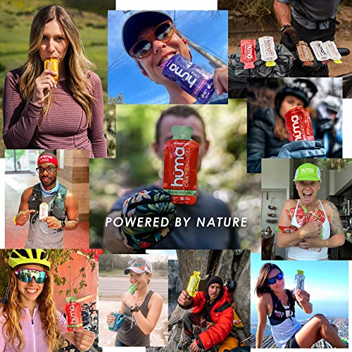 Huma Chia Energy Gel, Variety Pack, 12 Gels - Premier Sports Nutrition for Endurance Exercise - 8 Flavors