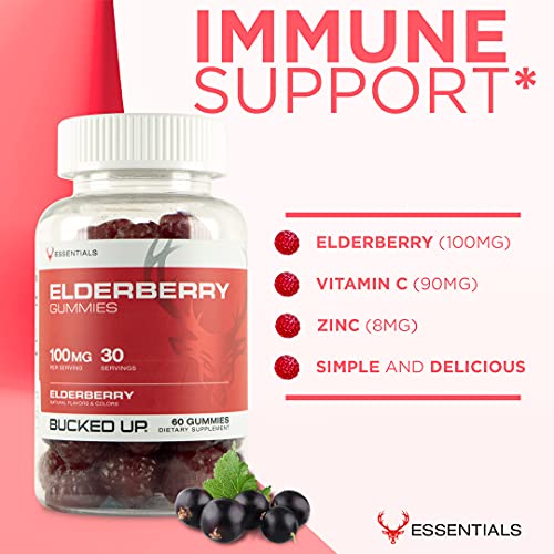 Elderberry Gummies: Boost Immunity, 100mg, 60 Gummies