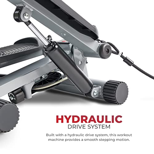 Sunny Health & Fitness Mini Stepper with Bands