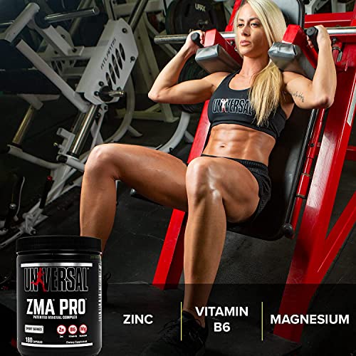 Universal Nutrition ZMA Pro Supplement - Zinc, Magnesium, Vitamin B6 - Nighttime Recovery Aid for Better Sleep