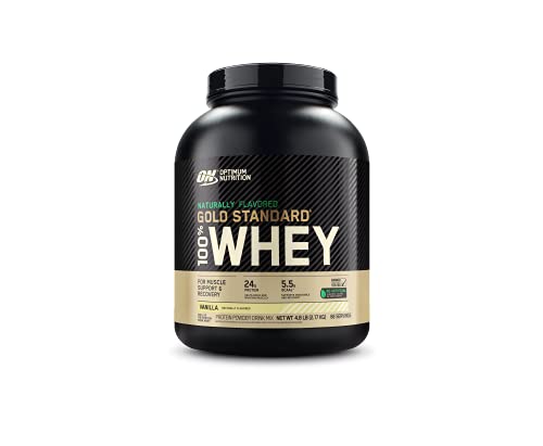 Gold Standard Whey Protein Powder, Vanilla Flavor