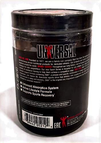 Universal Nutrition ZMA Pro Supplement - Zinc, Magnesium, Vitamin B6 - Nighttime Recovery Aid for Better Sleep