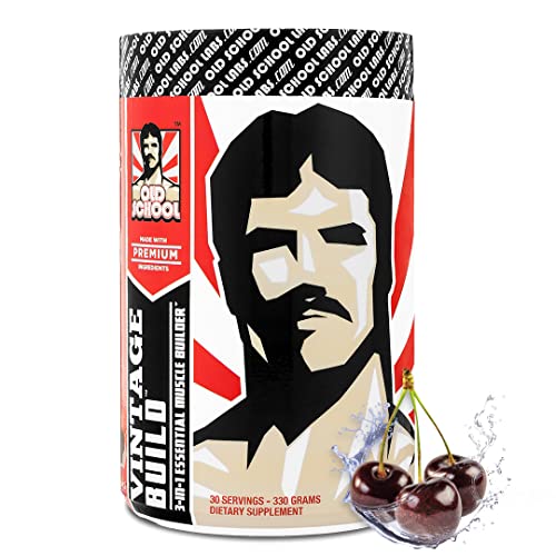 Vintage Build â Post Workout Recovery & Muscle Building Drink â Supports Muscular Strength & Growth + Reduces Soreness â With Creatine Monohydrate, BCAAs, & L-Glutamine â Natural Flavors â 30 Servings