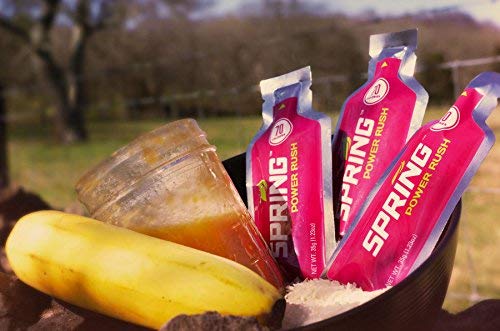Spring Energy Gel - Power Rush - 20 Ct - Sports Nutrition Energy Gels for Runners
