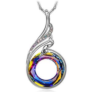 Phoenix Crystal Pendant Necklace for Women