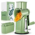 SUSTEAS Rotary Cheese Grater and Vegetable Shredder