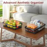 Two-Tier Fruit Basket with Banana Hangers and Mats