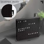 Modern LED Word Clock for Desk or Wall
