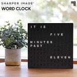 Modern LED Word Clock for Desk or Wall